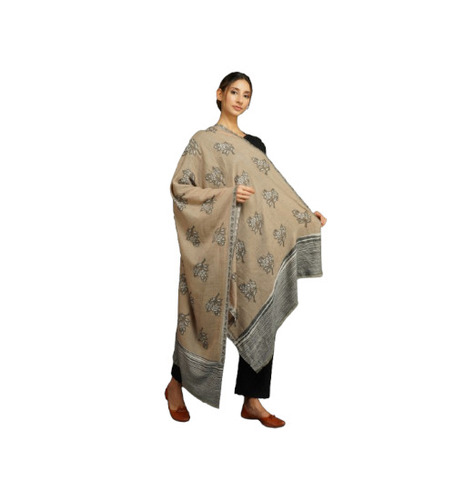 Beige Pashmina Woven Stole