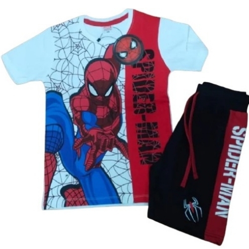 Kids And Boys Casual Wear Printed T-Shirt And Shorts Sets