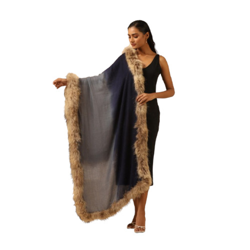 Ladies Nyla Cashmere Fur Stole
