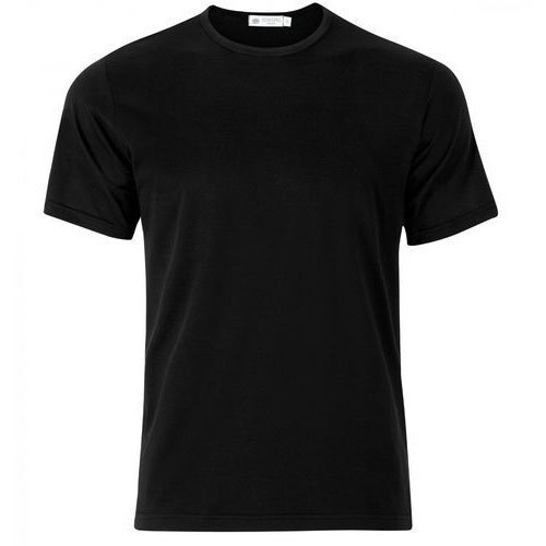 Plain Black T-Shirt For Men