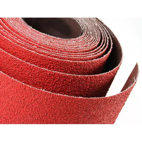 Resin Bond Abrasive Paper Roll - Color: Red