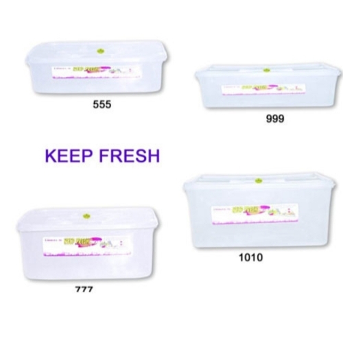 White Keep Fresh Plastic Box