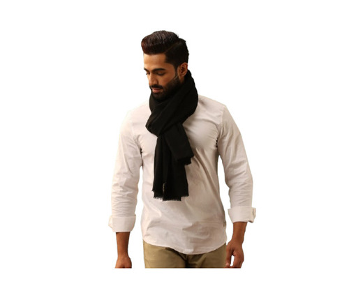 Krish Cashmere Shawl - Color: Black