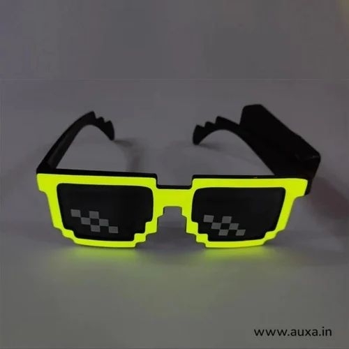 led rave party glasses disco goggles led pixel thug life party goggles
