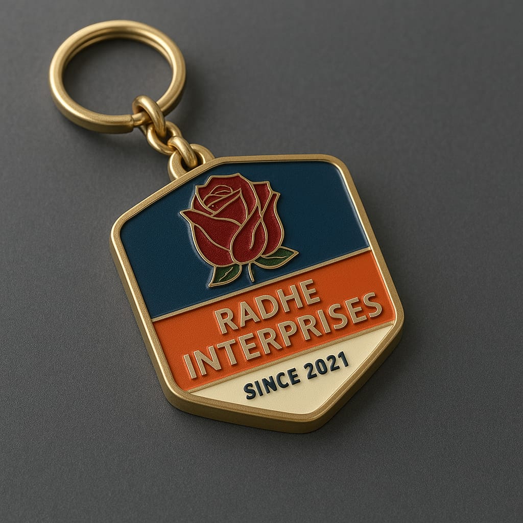 Metal Logo Keychain