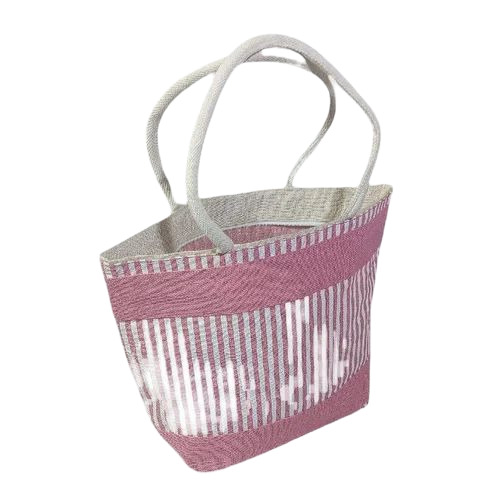 Printed Jute Beach Bag