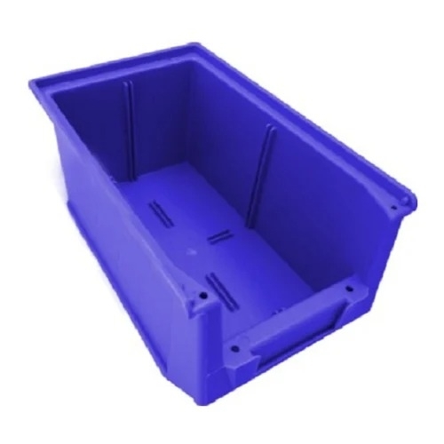 Blue Plastic Bin