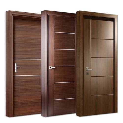 Brown Wooden Flush Door - Application: Interior