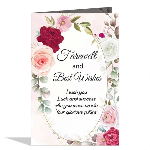 Farewell Greeting Cards - Color: Multi Colour