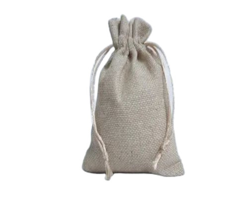 Jute Drawstring Pouch Bag