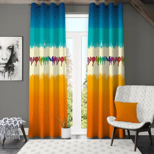 Readymade Curtains - Material: Cotton