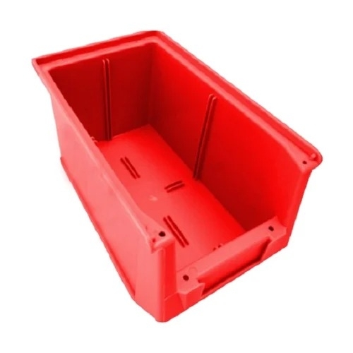 Red Plastic Bin