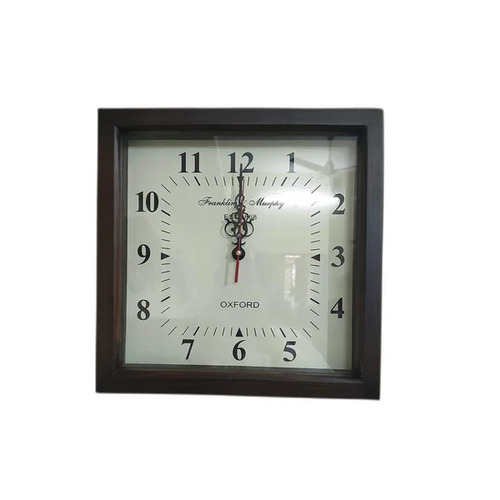 Wooden Antique Square Wall Clock