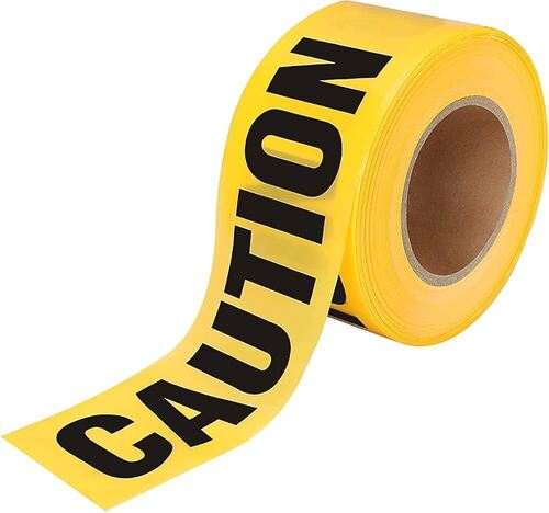 Yellow Barricade Tape - Application: Construction