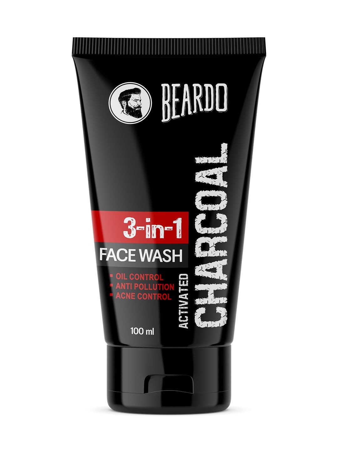 Beardo 3 In 1 Face Wash (100 Ml) - Color: Transparent