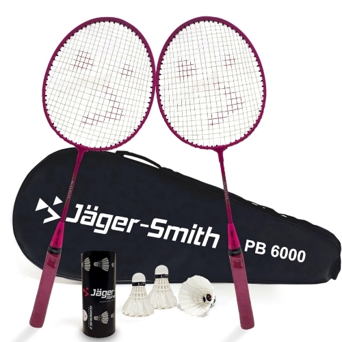Combo Aluminium Badminton Racquet with Tempered Steel Shaft & Featherlite 2 (Pack of 3) Feather Shuttles and Full Cover Suitable