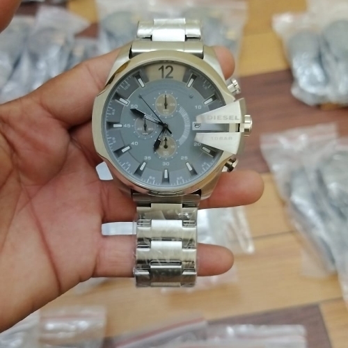 Gold and silver watch