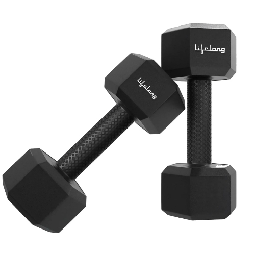 PVC Hex Dumbbells Set