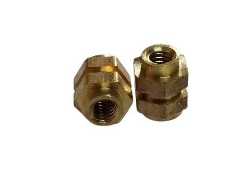 1 Mm Brass Hex Moulding Inserts