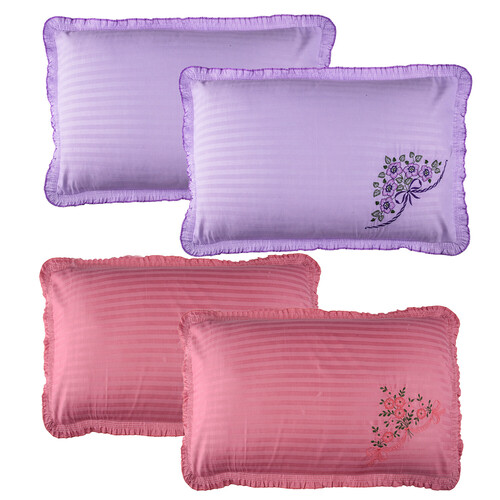 Soft Fabric Pillow Cover - Color: Multi