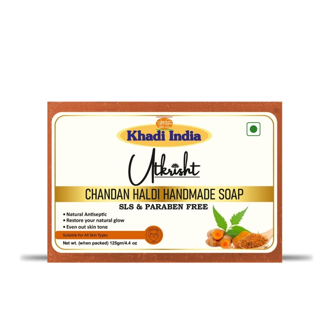 Chandan Haldi Handmade Bath Soap 125g