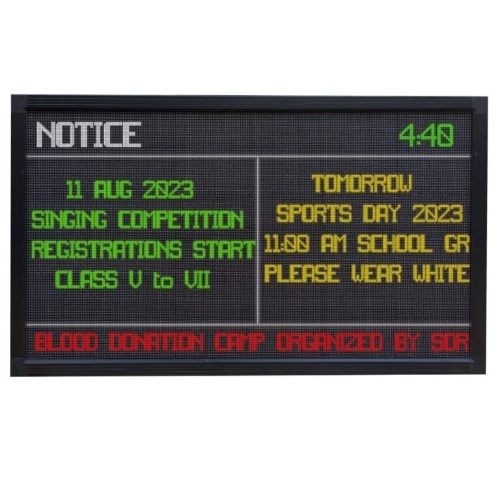 Office Notice Led Board