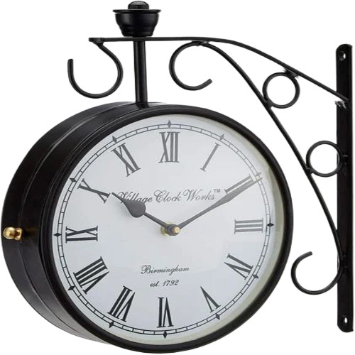 Antique Double Side Wall Clock