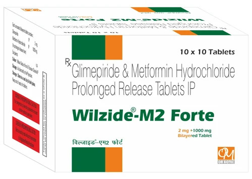 Glimepiride and Metformin Hydrochloride Prolonged Release Tablets Ip