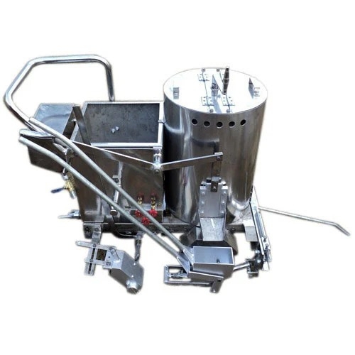 Silver Road Marking Paint Machine