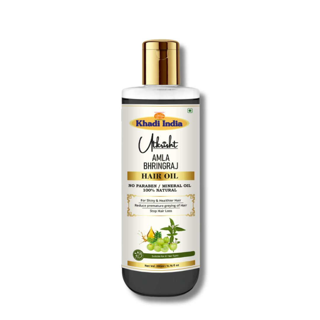 Utkrisht Khadi Amla Bhringraj Hair Oil 200ml
