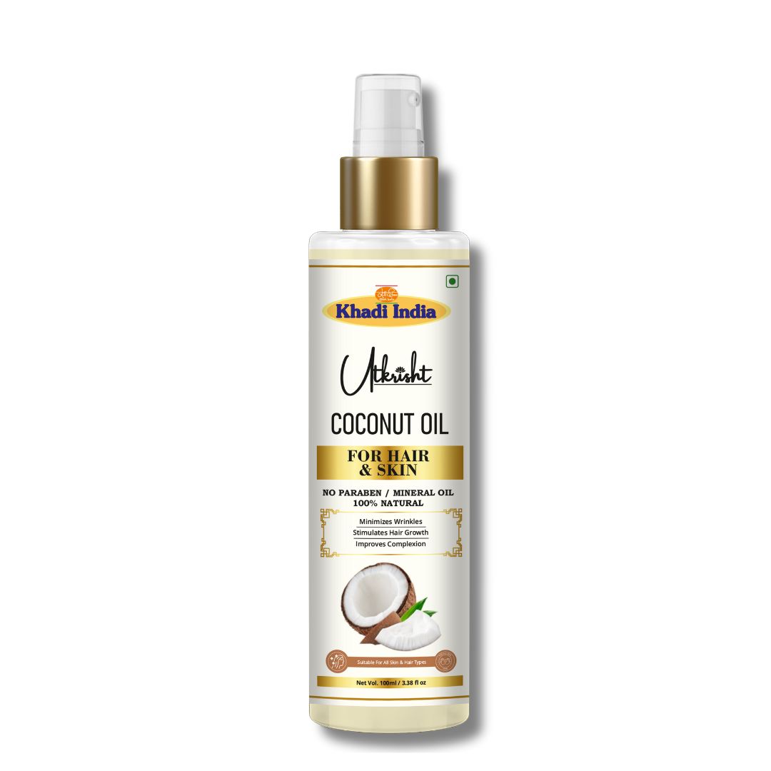 Utkrisht Khadi Coconut Oil For Skin & Hair 100ml