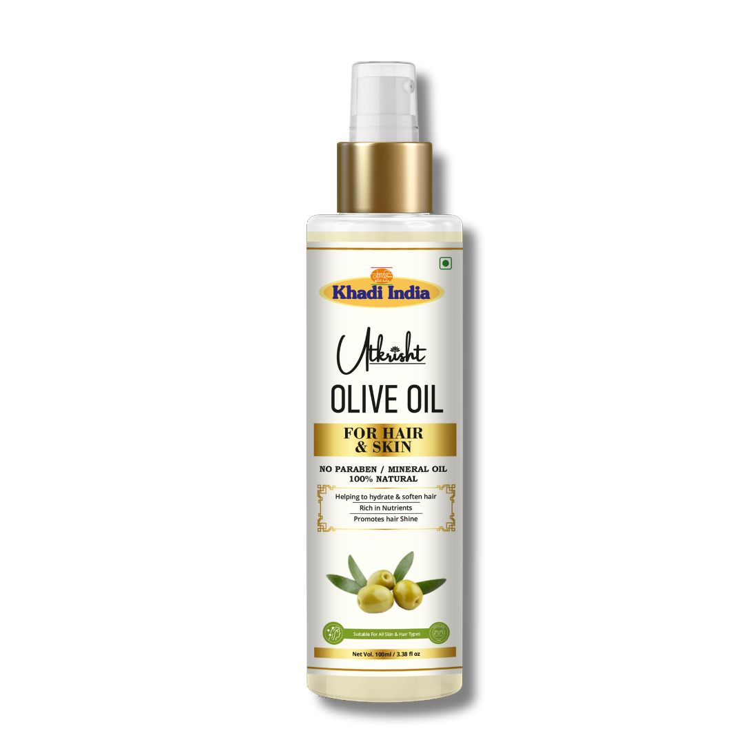 Utkrisht Khadi Olive Oil For Hair & Skin 100ml