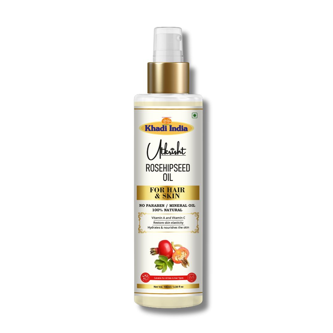 Utkrisht Khadi Rosehipseed Oil For Skin & Hair 100ml