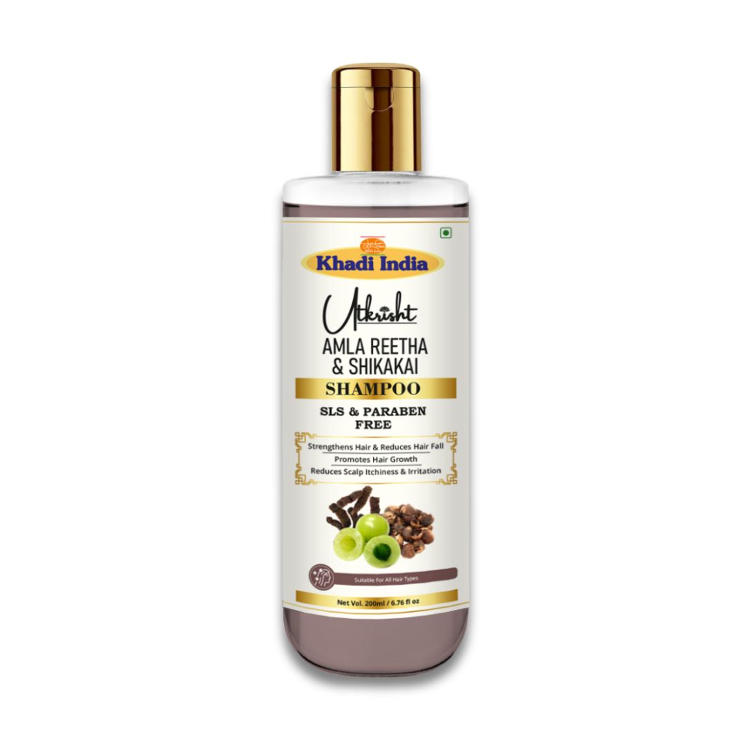 Utkrisht Khadi Shikakai Amla & Reetha Shampoo 200ml