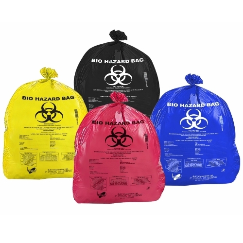 Biohazard Garbage Bag - Color: Multiple