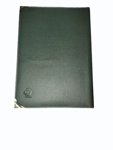 Black Leather Dairy Cover