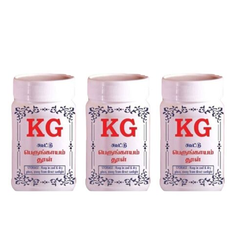 K.G Asafoetida 50G Diamond Perungayam Powder (Pack Of 3) - Shelf Life: 6 Months