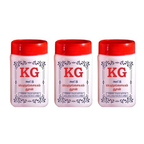 K.G Asafoetida 50G Perungayam Powder (Pack Of 3) - Shelf Life: 6 Months