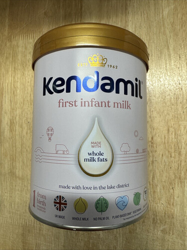 Kendamil Infant Baby Milk Formula Stage 1, 0 to 6months 800grams