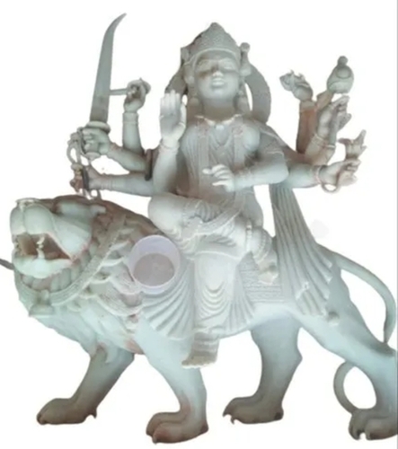 Religious Marble Maa Durga Statue