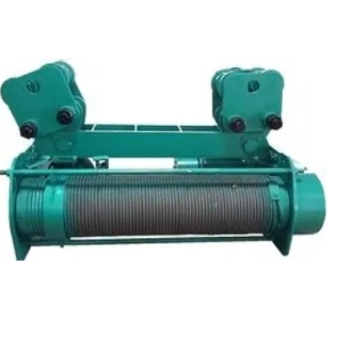 Rope Hoists - Electric Heavy Duty Wire Rope Hoists, 440 Volt, 50-60 Hertz, Standard Size, Green Color, 1 Year Warranty, New Condition