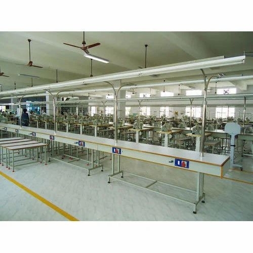 Sewing Center Table Line Production Table