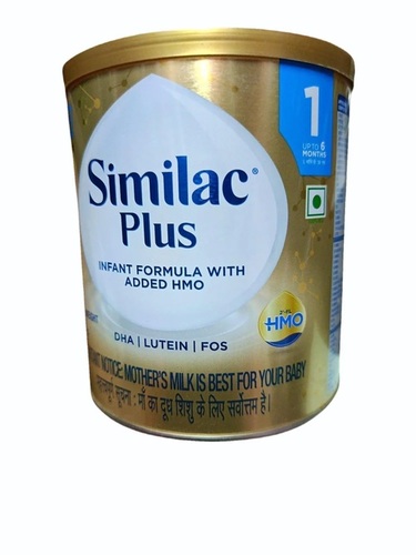 Similac Plus Stage 1 Infant Formula Up to 6 Months with HMO, Supports Baby's Immunity and Brain Development, Powder 400g