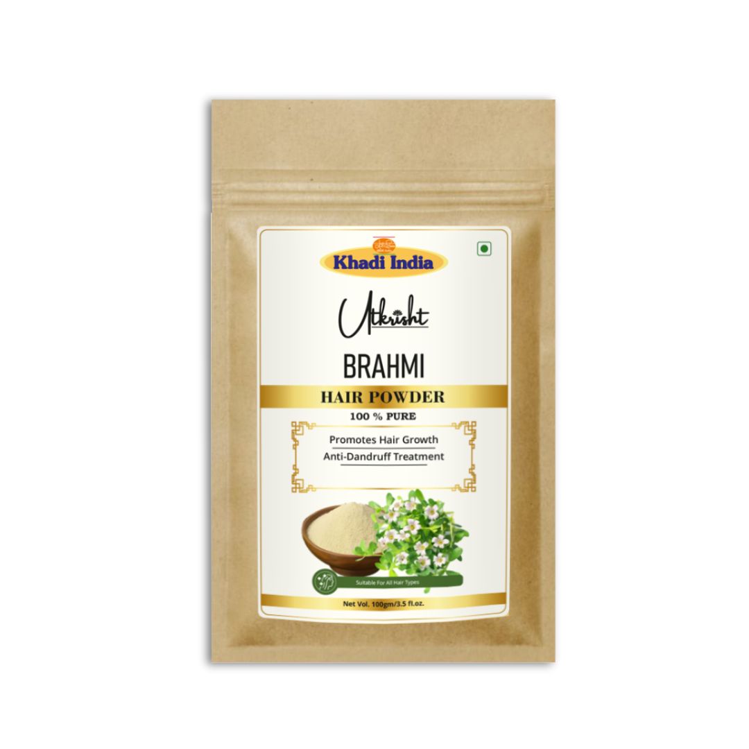 Utkrisht Khadi Brahmi Hair Powder Pack 100gm