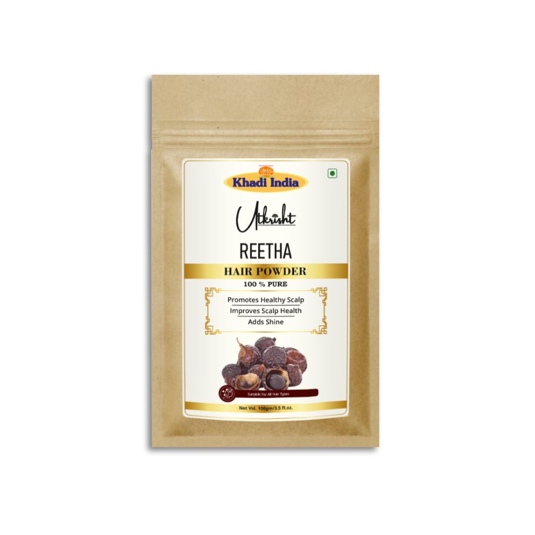 Utkrisht Khadi Reetha Hair Powder Pack 100gm