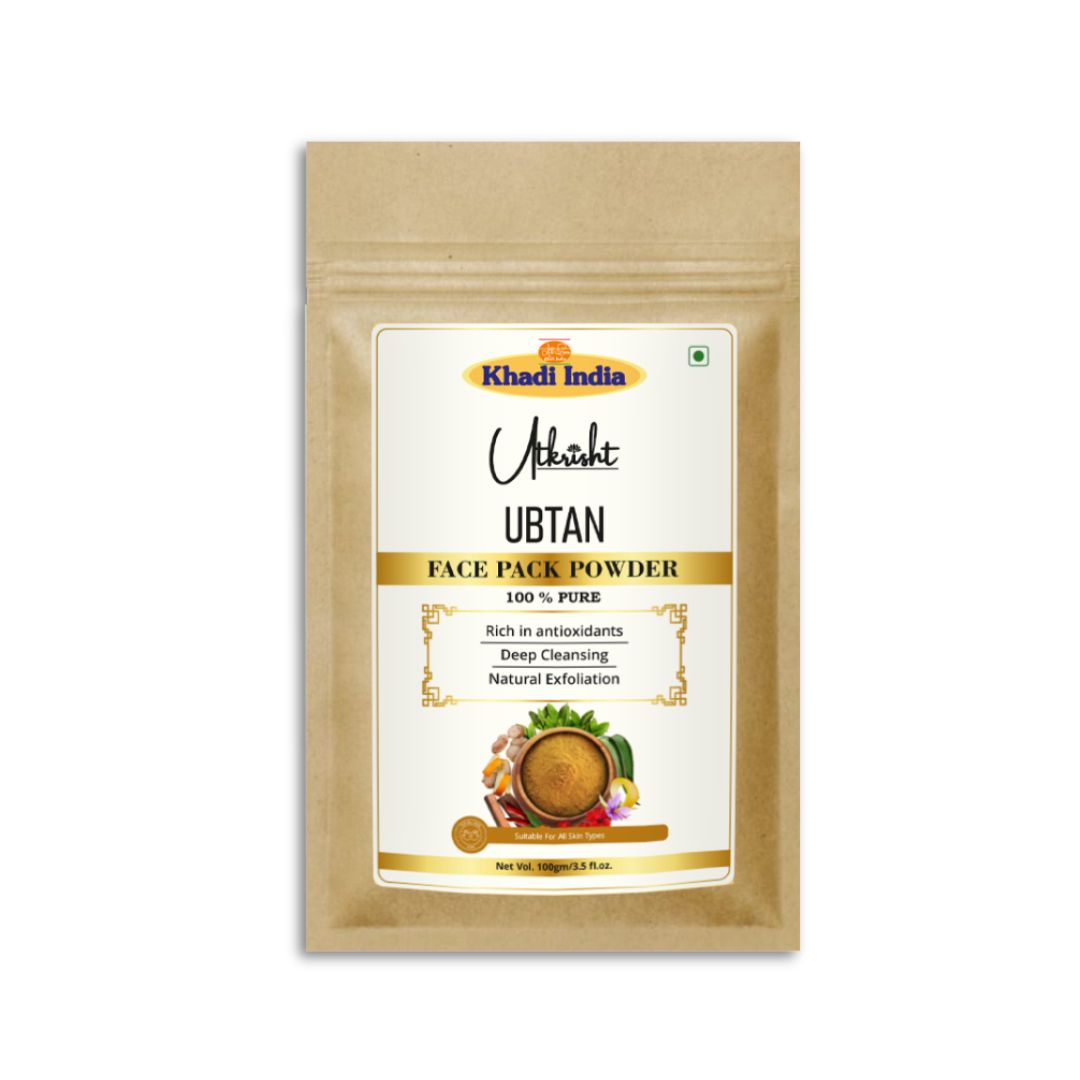 Utkrisht Khadi Ubtan Face Pack Powder 100G - Feature: Skin Brightening