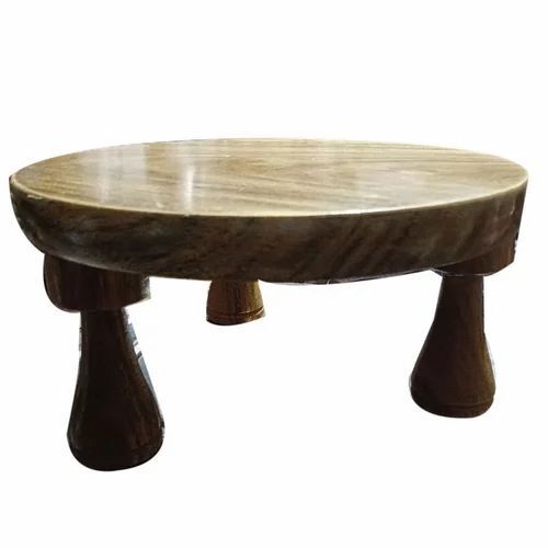 Round Teak Wood Chakla