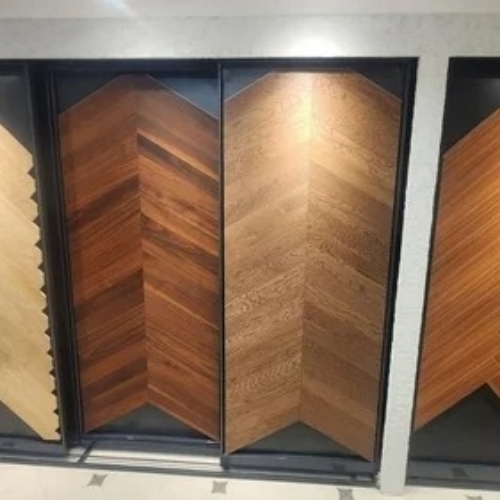 Stainless steel fabric display rack