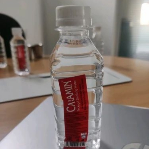 Plastic water bottle