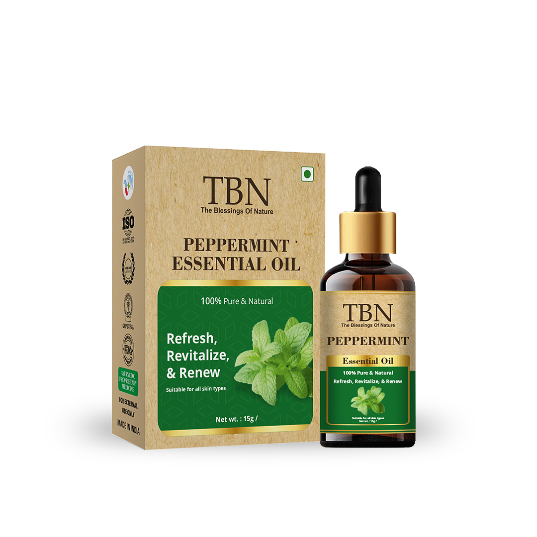 Tbn Peppermint Essential Oil 15Ml - Age Group: All Age Group
